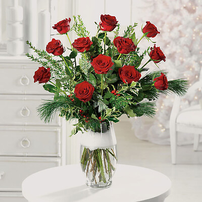 Twelve days of roses bouquet