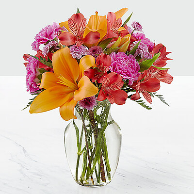 Mixed ginger vase bouquet