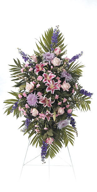 Lavender &amp; pink standing spray