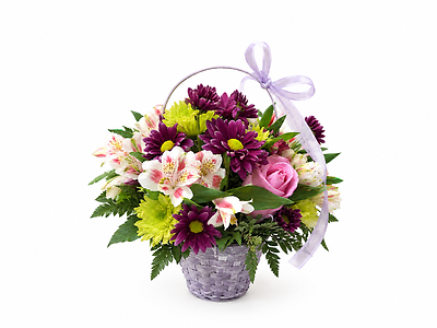 Happy birthday mini basket