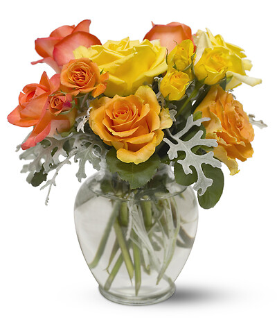 Sunshine rose bouquet