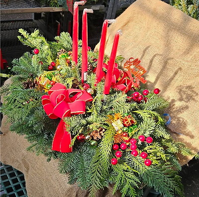 4 candle table centerpiece