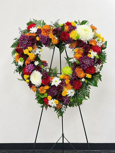Mixed Color Heart Spray