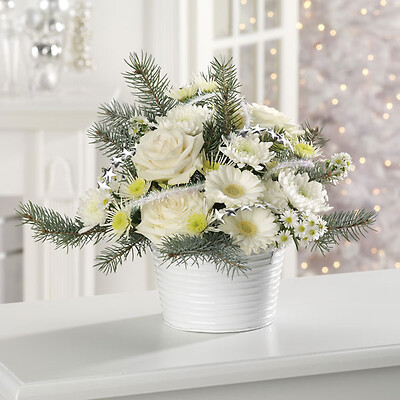 Glacial white bouquet