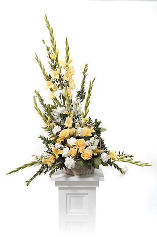 Traditional yellow arrangement