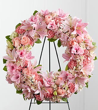 Pink on pink wreath