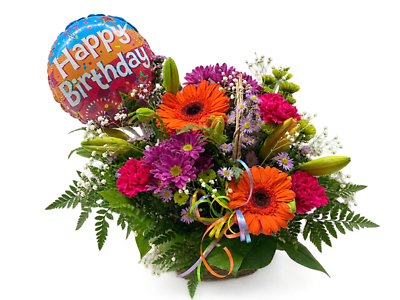 Happy birthday basket